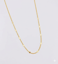 Elegant Minimalist Gold Disc Necklace