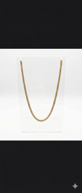 18k Gold 20-Inch Curb Link Chain Necklace – 2.8g