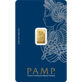 PAMP Suisse 1g Lady Fortuna Gold Bar – .9999 Pure Gold (In Assay)