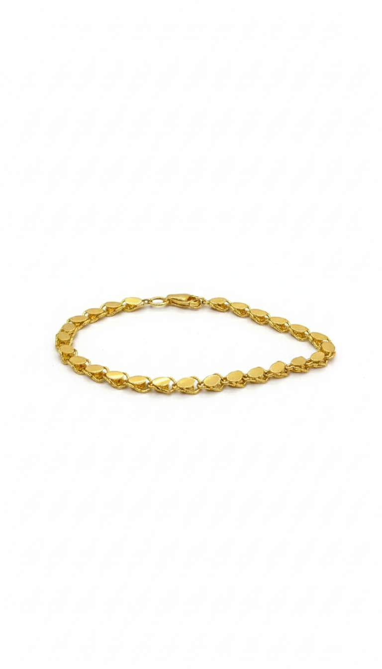 18ct Yellow Gold Oval Link Bracelet