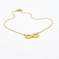 18k Gold Infinity Pendant Necklace
