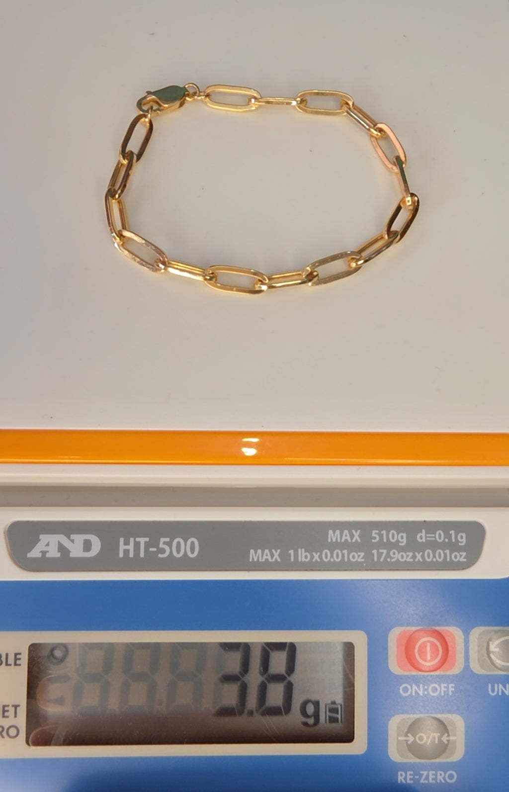 18K Gold Bracelet 3.8G