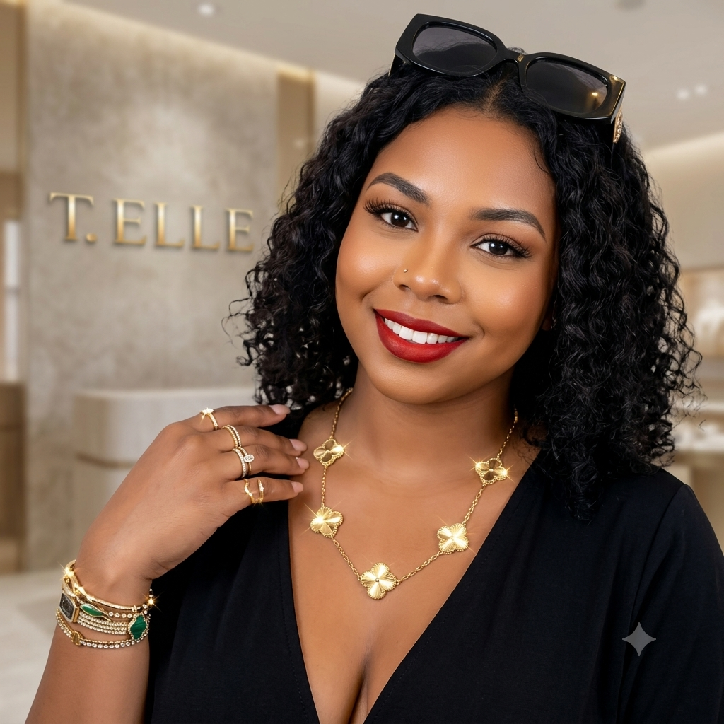 18K Solid Gold Floral Necklace & Earrings Set – 24.8g | 16" Necklace