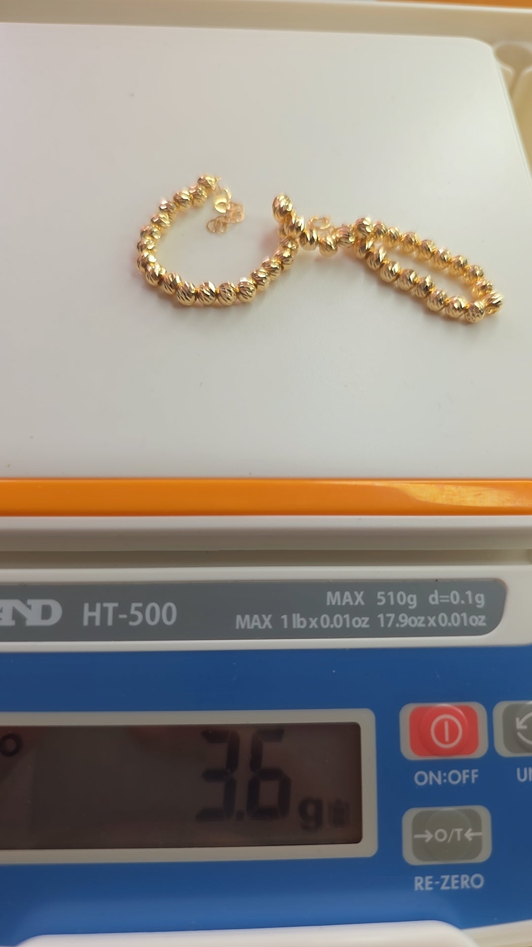 18K Gold Bracelet 3.5 - 3.6g
