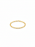 18K Solid Gold Mariner Link Bracelet
