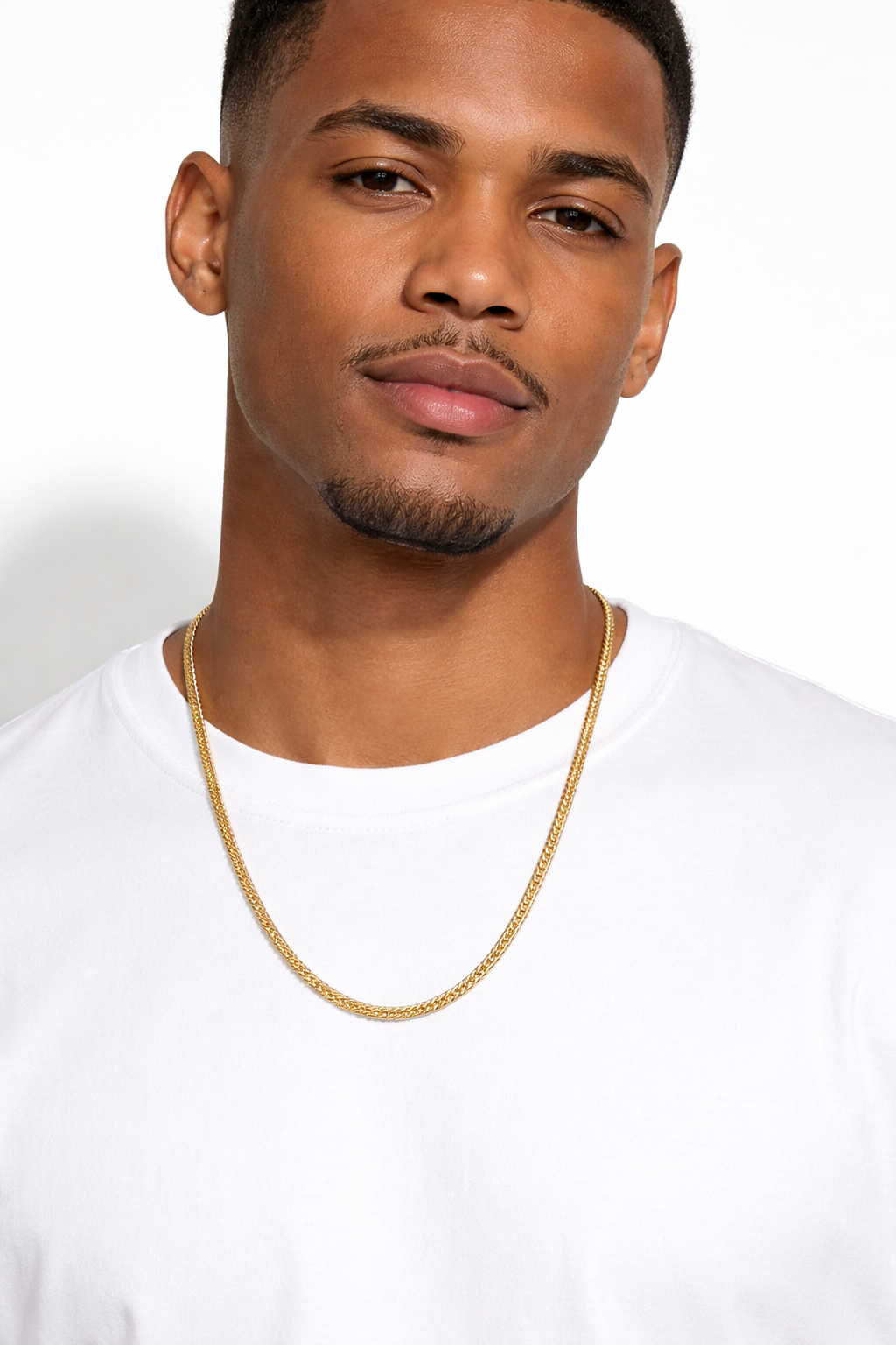 18 Inch Solid 18k Gold Franco Chain Necklace – UK Hallmarked | 2.6g–2.67g | Luxury Minimalist Chain