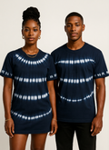 Small Tie-Dye Cotton Tee Collection - Hand-Dyed Artisanal Designs