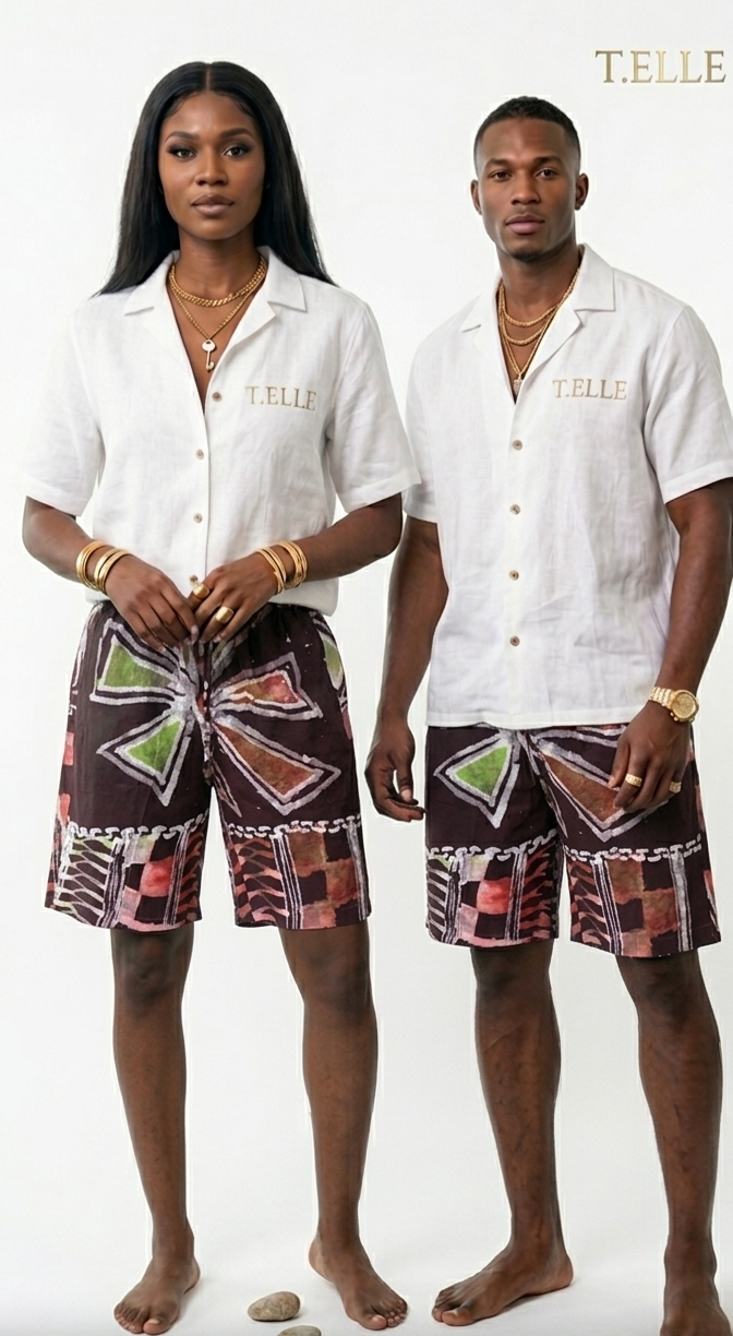 Adire Cargo Short – The Summer Vibe