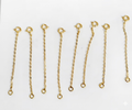 18k Gold Necklace Chain Extenders – Adjustable Length Jewelry Solution